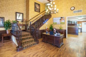 Front lobby at Highland Palms